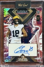 2024 Wild Card Automania Autograph Painted Eagle Colston Loveland TE 1/1