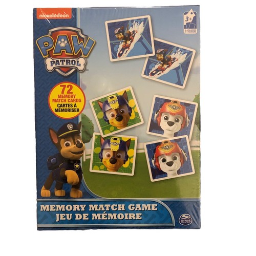 New Nickelodeon - Paw Patrol Memory Match Game by Spin Master