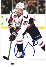 Liam O'Brien Autographed 4x6 Color Photo Washington Capitals #87 White A