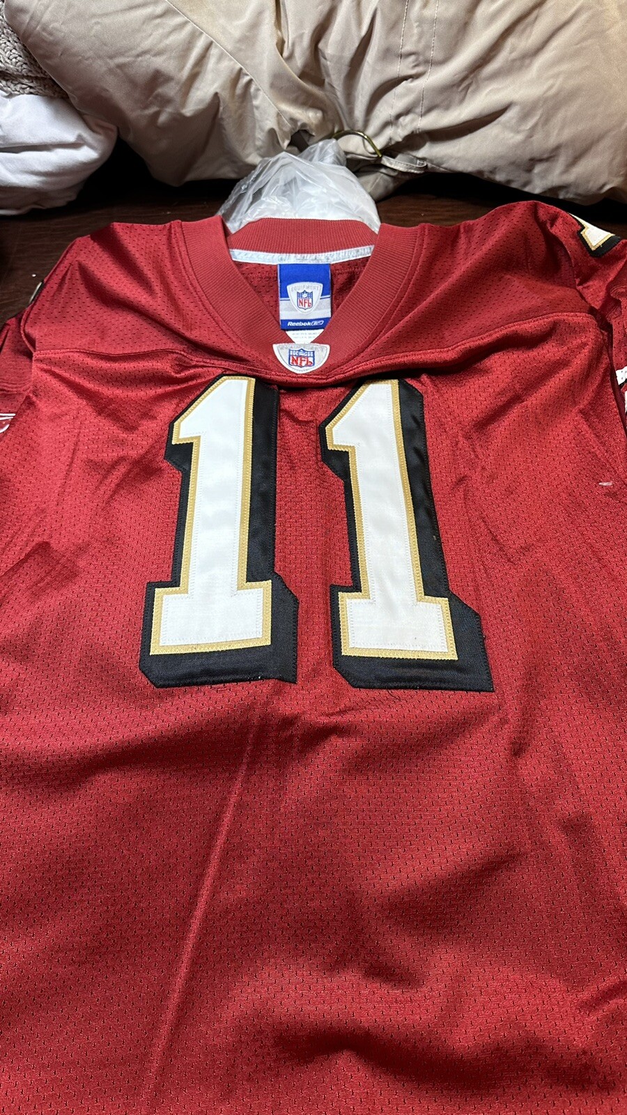 Alex Smith San Francisco 49ers Reebok Jersey Size-52 Rare Sewn