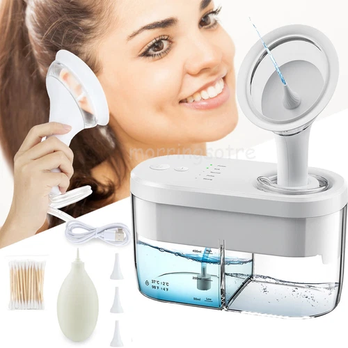 Electric Ear Water Cleaner Ear Wax Remover Ear Washer Earwax Cleaning Kit Tool - Picture 5 of 18