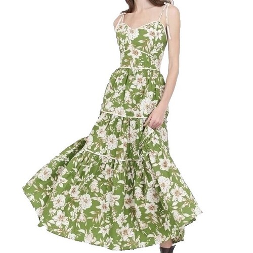 Christy Dawn The Noah Dress Women's Medium NWT Green Floral