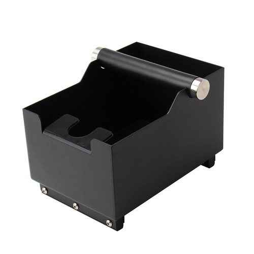 Coffee Knock Box W/Coffee Tamping Base Portafilter Stand Espresso Knocking Bin - Picture 5 of 11