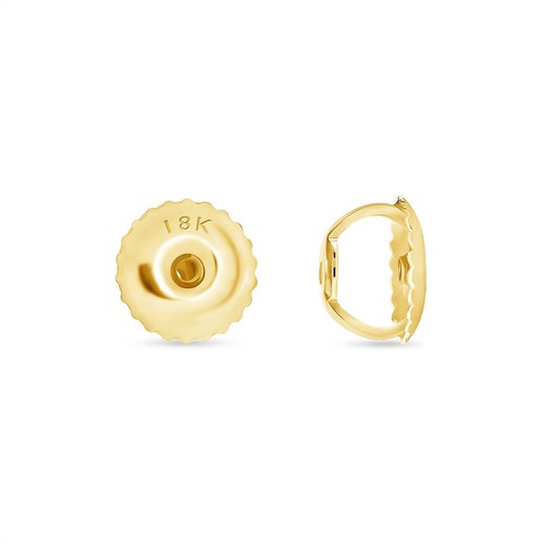 Aretes de diamantes cultivados creados en laboratorio de 1 quilate corazón F/VS oro amarillo blanco de 14 quilates y 18 quilates - Imagen 12 de 18
