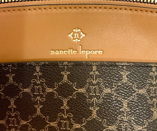 Nanette Lepore Shoulder Bag Purse, Tan And Brown - Picture 2 of 5