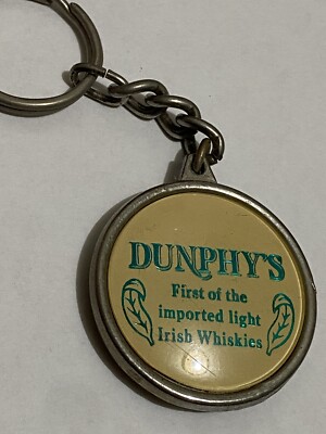 vtg Dunphy s Irish whiskey key fob bourbon supreme on other side 