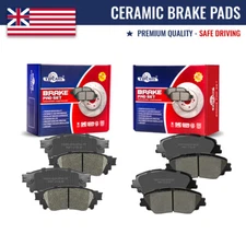 Front and Rear Ceramic Disc Brake Pads Kit For 2019 - 2023 Toyota RAV4