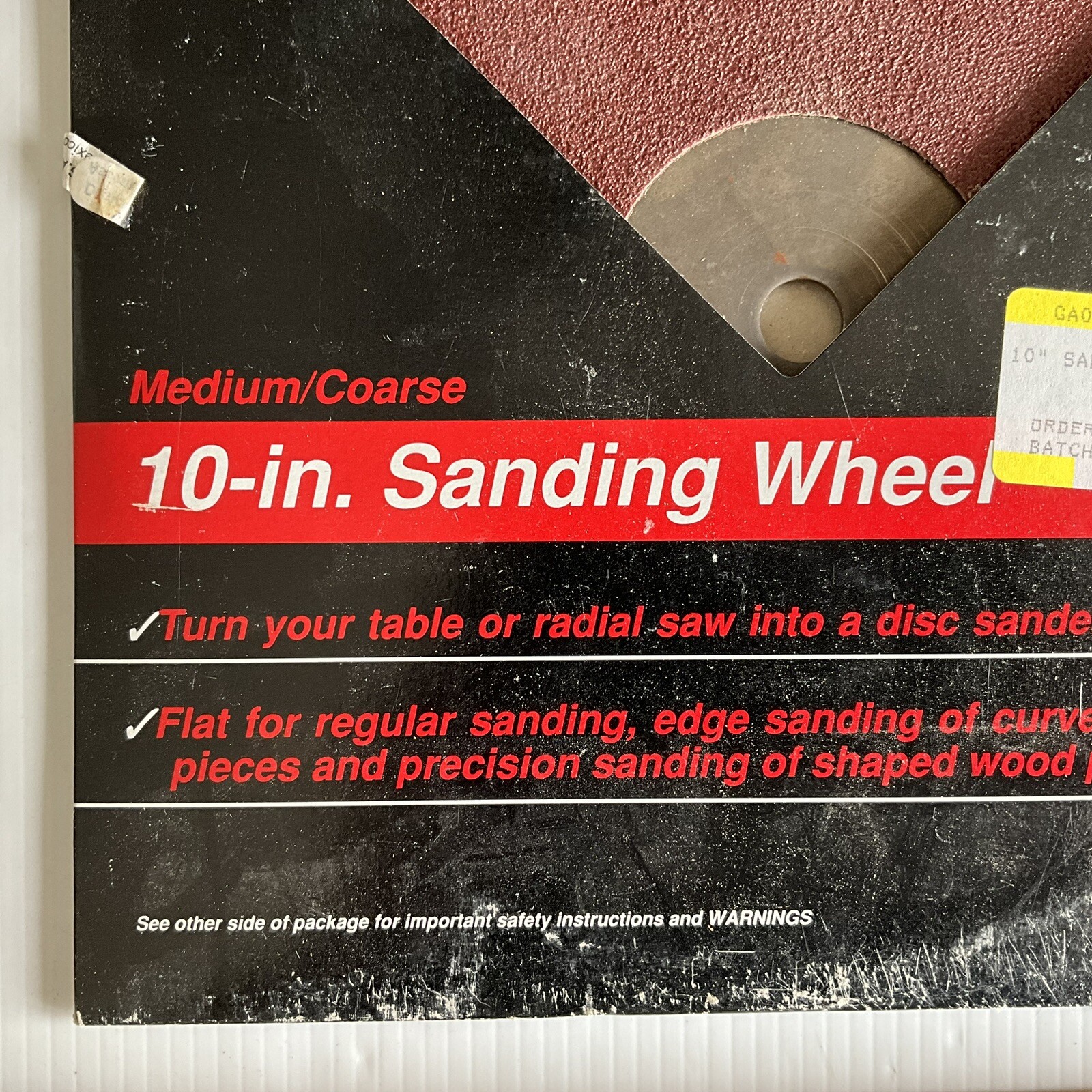 2pc of Craftsman 10 In. Table Saw Sanding Wheel for sale online eBay