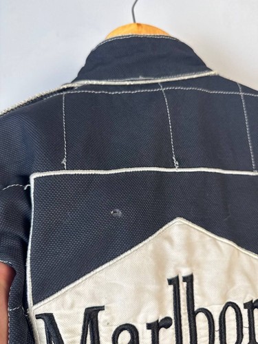 Vintage Ferrari Marlboro Racing Jacket F1 Black Men Size XL - Picture 10 of 17