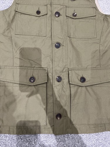 Herren Purdey Percival Safari Weste - Grün - Neu - Größe Small (S) - UVP 475€ - Bild 3 von 10