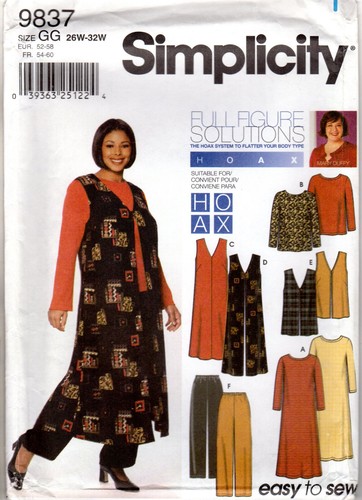 CHOICE: UNCUT Simplicity WOMEN'S 26W-28W-30W-32W Sewing Patterns UNCUT - Picture 71 of 77