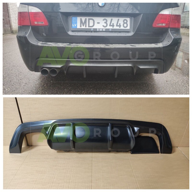 BMW E60 M5 カーボン製 リアディフューザー + サイドスカート BMW E60 M5 カーボン製 リアディフューザー + サイドスカート