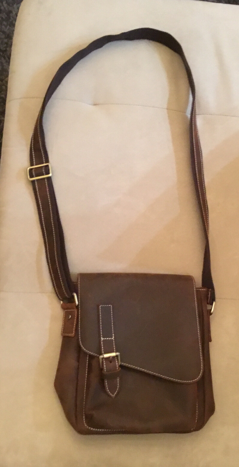 Brown Leather Messenger Bag for Crossbody Bag for Wo… Gem