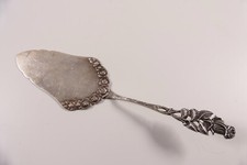 Torten- Kuchen- Heber Silber 800 Hildesheimer Rose Antiko