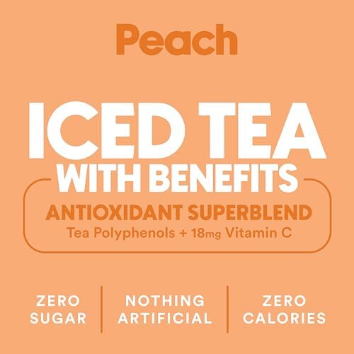 Ryl Iced Tea Peach Antioxidant Superblend Zero Sugar Low Carb Zero Calorie Ic... - Picture 5 of 6