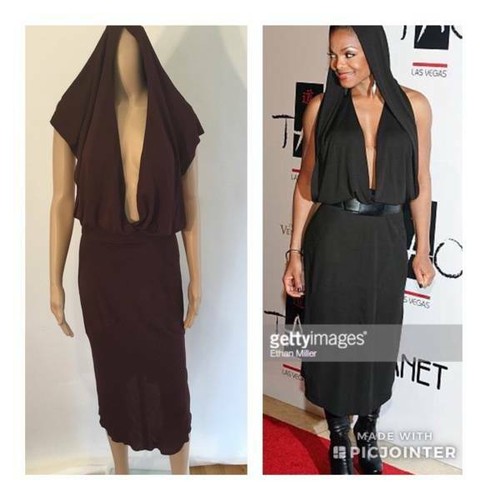 vintage hooded dress