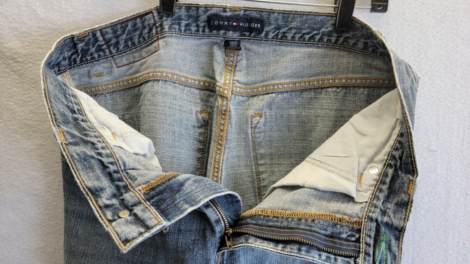 Vintage Tommy Hilfiger Jeans Mens  34x32 Blue - image 11
