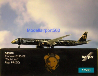 Herpa Wings 1:500 Embraer E195-E2 EmbraerTechLion PR-ZIQ 536370 Modellairport500