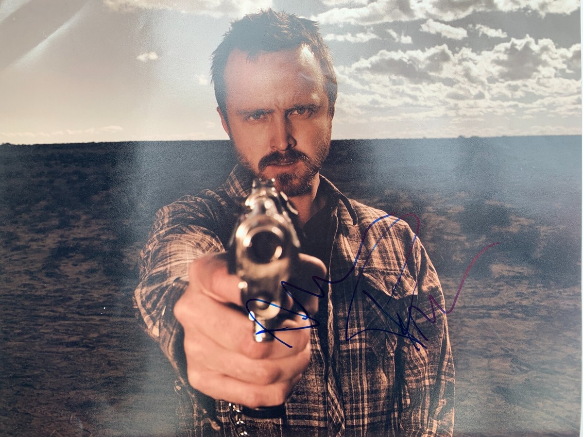 Signed Aaron Paul Breaking Bad El Camino Photograph - Main Image