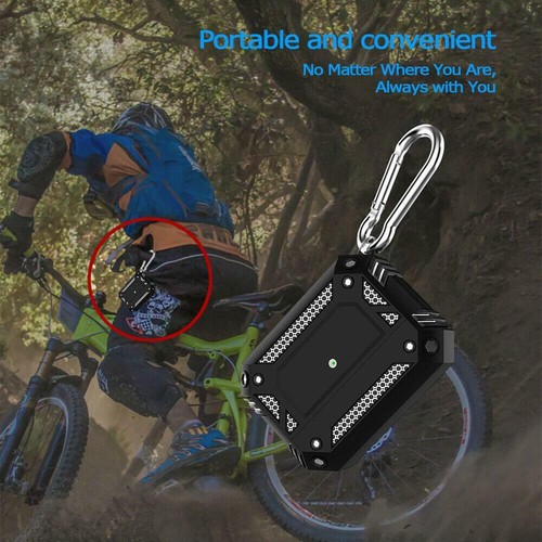 AirPods Case Heavy Duty Armor Cover + Keychain Clip For Apple AirPods 1/2/3 &Pro - Picture 6 of 18