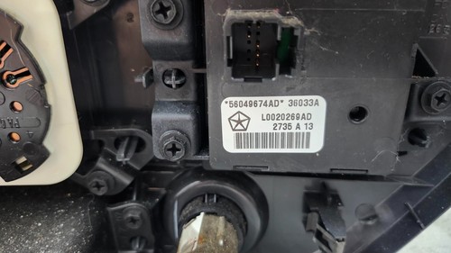 2006-2008 Ram 1500/2500 Center Dash Radio Bezel Vents Trim Woodgrain Gray - Picture 8 of 17