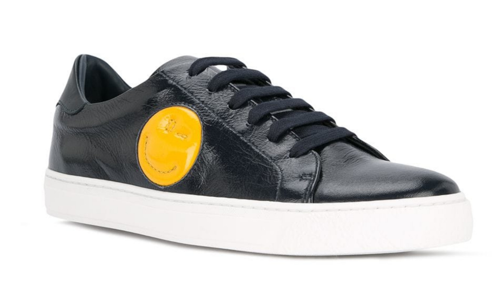 Anya Hindmarch Chubby Wink Lacquer Sneakers Shoes Trainers 38