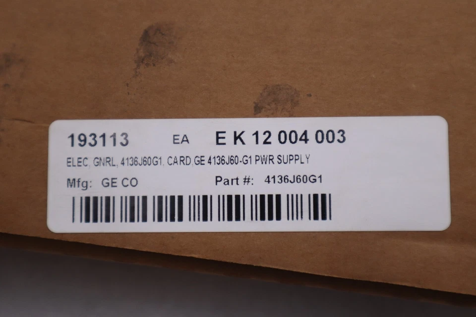 NEW GE FANUC GENERAL 4136J60-G1 POWER SUPPLY BOARD STOCK G212 - Image 4 of 4