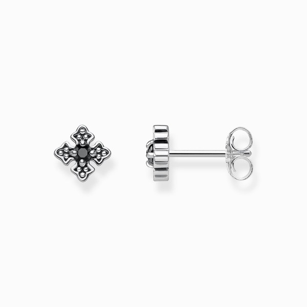 Thomas Sabo Ohrstecker Royalty 925 Stelingsilber Schwarze Steine H2021-643-11-image