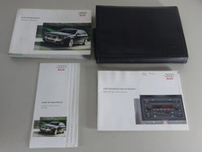 Owner's Manual / Handbook + Wallet Audi A3 Sportback Type 8P + Quattro from 2004