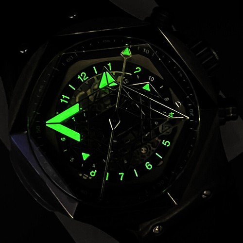 HANBORO Men Luxury Watch Automatic Watches Mechanical Wristwatch