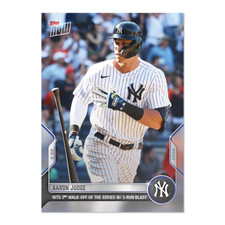 2022 Topps NOW 417 Aaron Judge Walk Off 3 Run Blast   25 Cents Shipping!