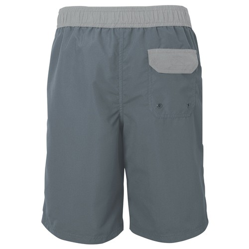 Outerstuff Chicago Bulls NBA Boys Youth (8-20) Heat-Wave Swim Shorts, Grey - Picture 2 of 7