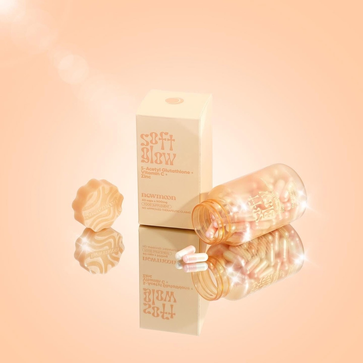 New Moon Soft Glow S-Acetyl Glutathione Rosehip Collagen Vitamins Zinc 30 Caps | eBay New Moon Soft Glow S-Acetyl Glutathione Rosehip Collagen Vitamins Zinc 30 Caps | eBay
