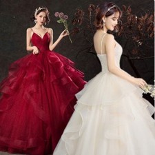 Noble Evening Formal Party Ball Gown Prom Bridesmaid Acting Host Dress Womens