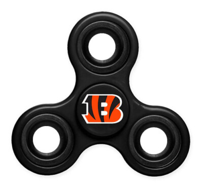 Cincinnati Bengals 3 Way Diztracto NFL Logo'd Fidget Spinner-z 