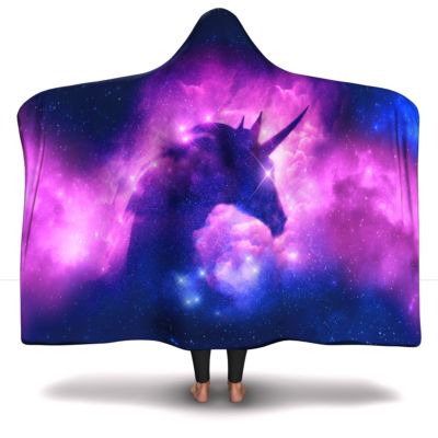 galaxy hooded blanket