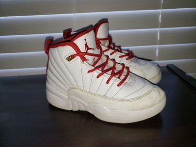 red jordan 12 preschool