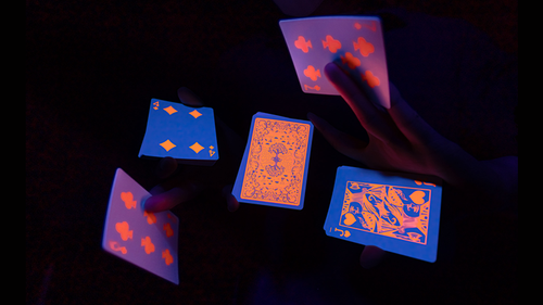 Fluorescent (Pumpkin Edition) Playing Cards Deck Brand New - Picture 3 of 6