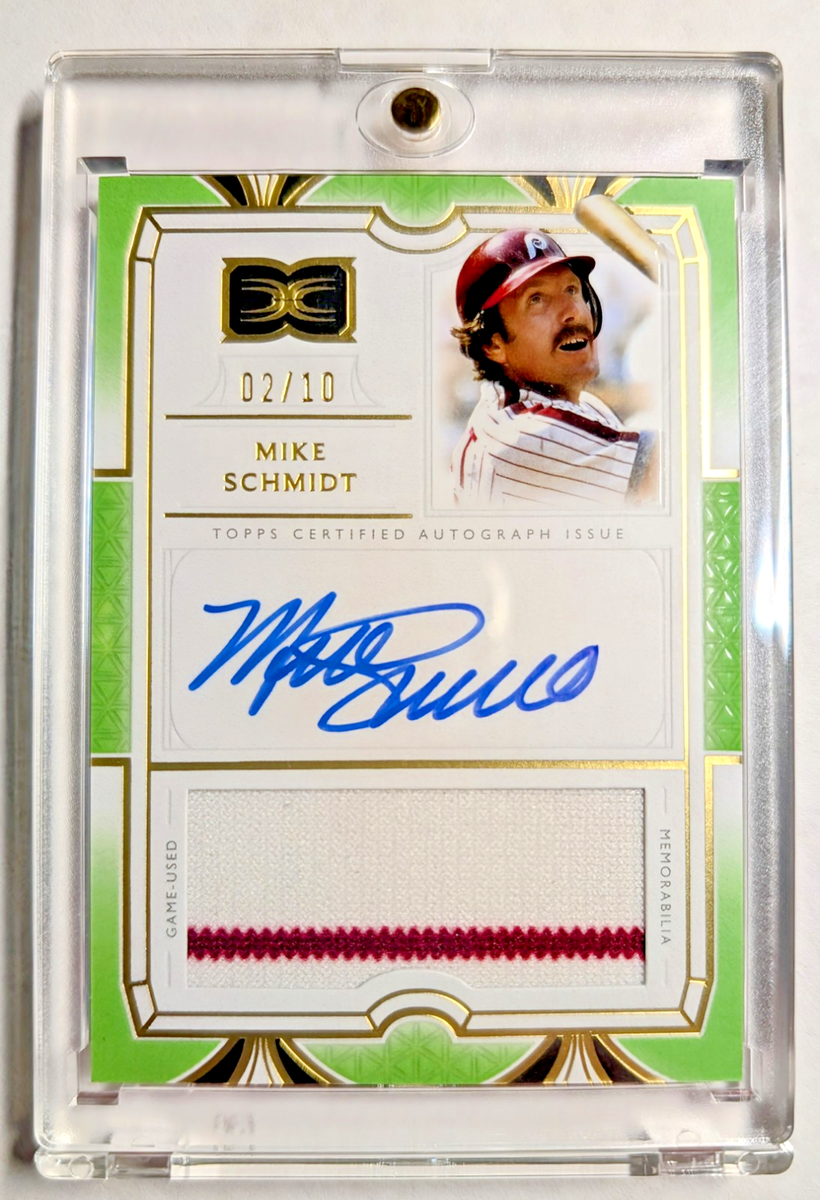 Mike Schmidt 🔥 Relic / Autograph 02/10 (2024 Topps Definitive