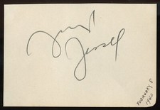 George Jessel d1981 signed autograph 3x6 Cut Actor Singer in The Jazz Singer