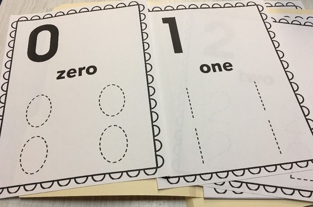 Early Writers Number - 26 Black Line Worksheets - Pre-school ...
