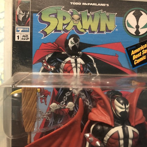 Spawn Flying Cape Figure Series 1 w/ Comic Book 1994 McFarlane - Picture 3 of 8