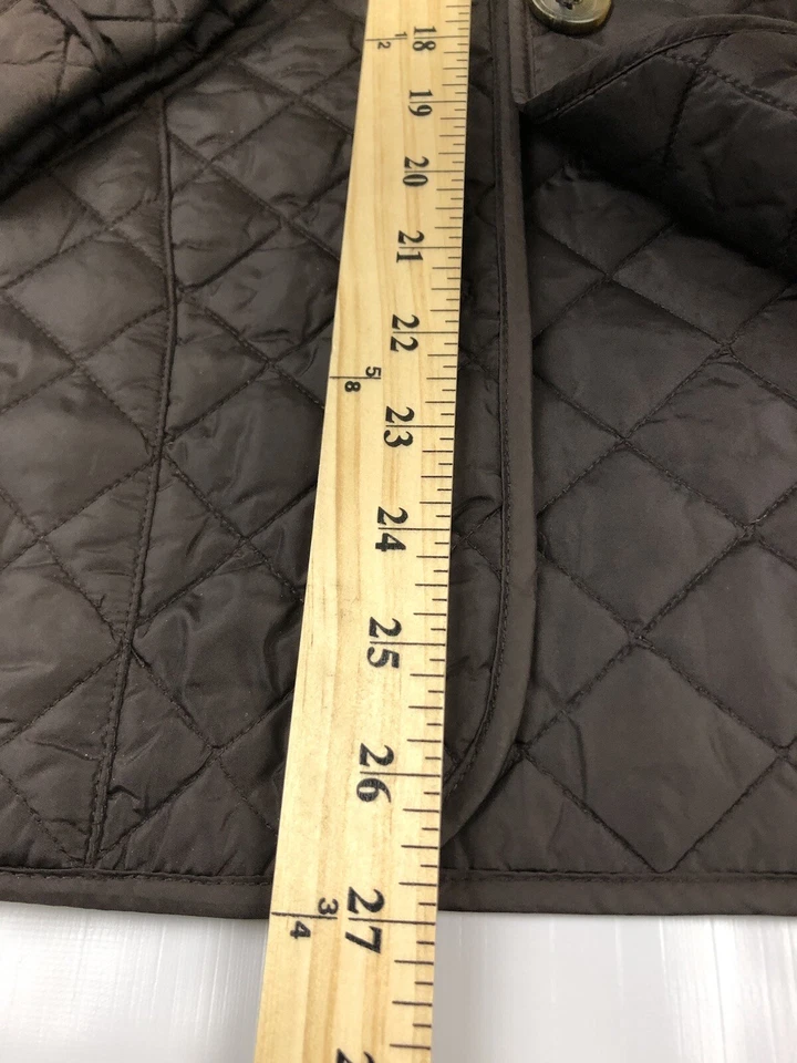 Josephine Chaus Mujer Talla Pequeña Marrón Ligero Chaqueta Botones Foto 3 de 4