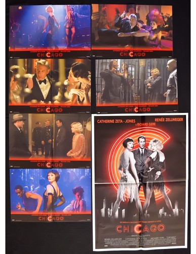 fotobuste CHICAGO Renée Zellweger Catherine Zeta Jones Richard Gere F334