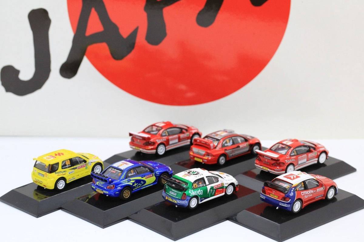 CM'sRALLY CARコレクション SUBARU SpecialカラーVer Cm's 1/64 Rally Japan Special Mitsubishi Subaru Skoda Suzuki