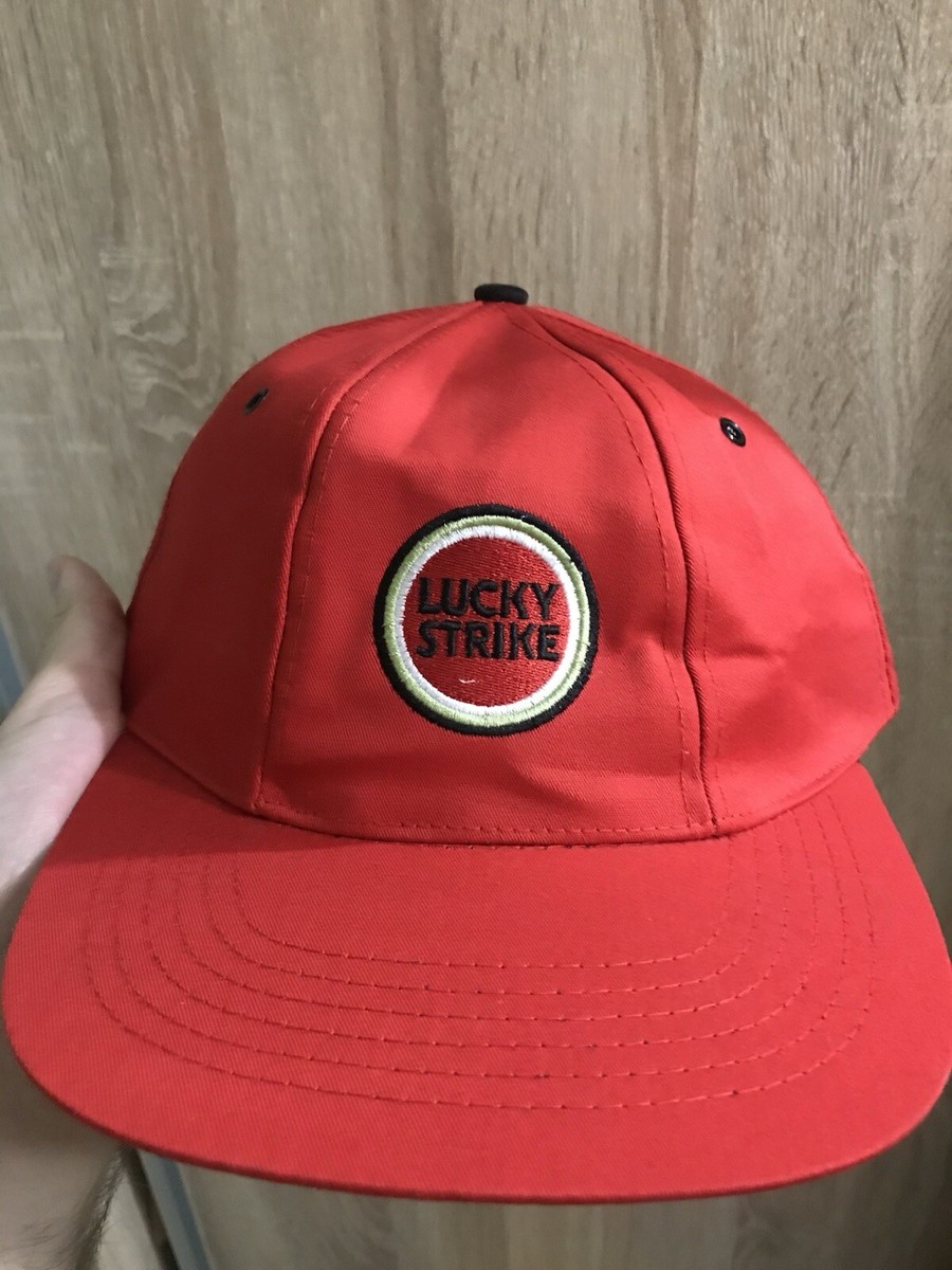 帽子 90s 00s LUCKY STRIKE SUZUKI Racing cap 当時物 デッドストック 90s LUCKY STRIKE SUZUKI キャップ