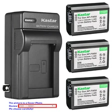 Kastar Battery AC Wall Charger for Sony NP-FW50 Sony NEX-5 NEX-5N NEX-5R NEX-5T