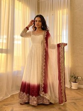 Designer Indian Anarkali Gown Bollywood Salwar Kameez Pakistani Dress Suit Party