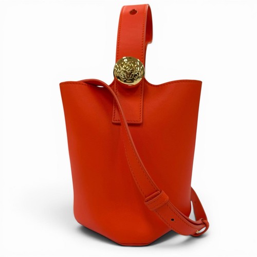 Excellent condition LOEWE Pebble Bucket Bag Mini Smooth Calfskin 2WAY Shoulder B
