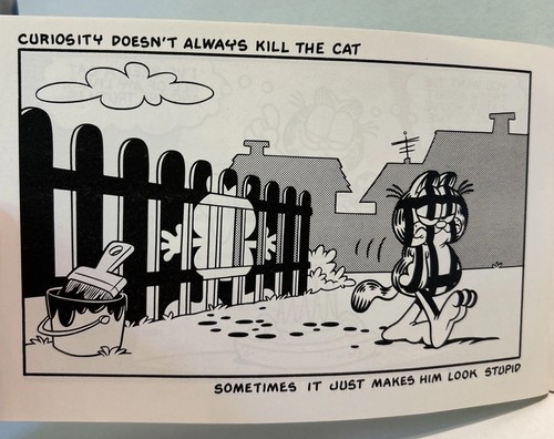 Vintage Garfield The Truth about Cats Book Jim Davis FIRST EDITION - Imagen 3 de 10